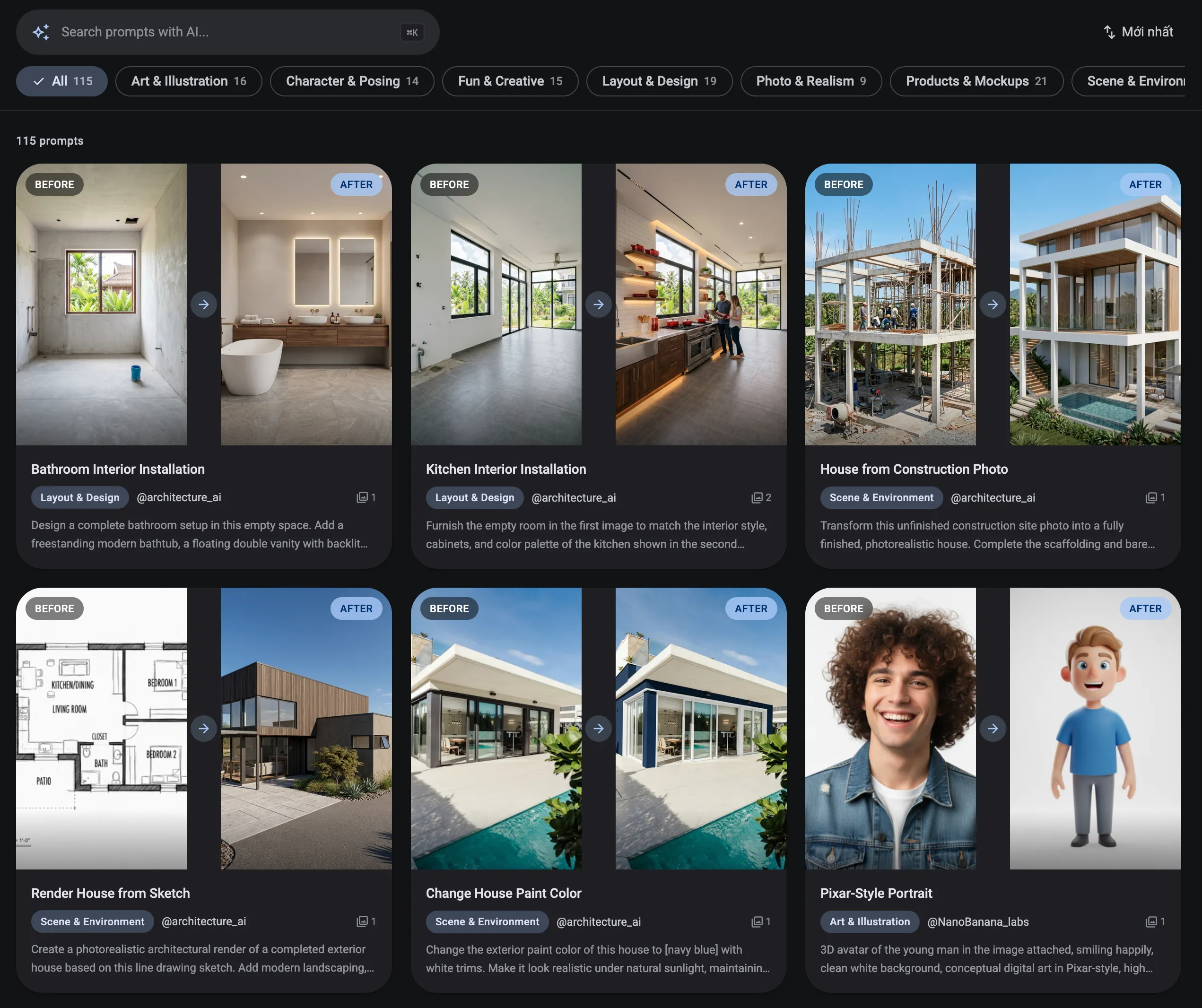 Creative Image Studio - Chia sẻ prompt tạo ảnh Gemini AI